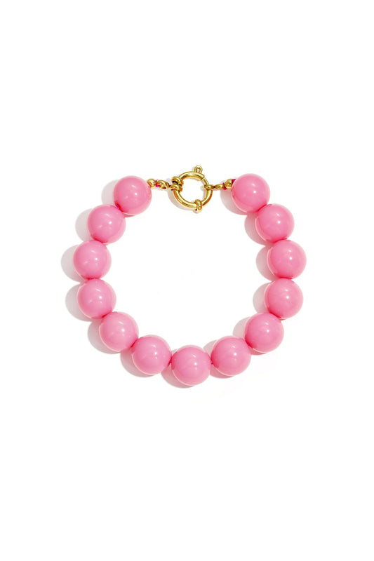 Armband mit großen Perlen und Vorderverschluss - afHandmade