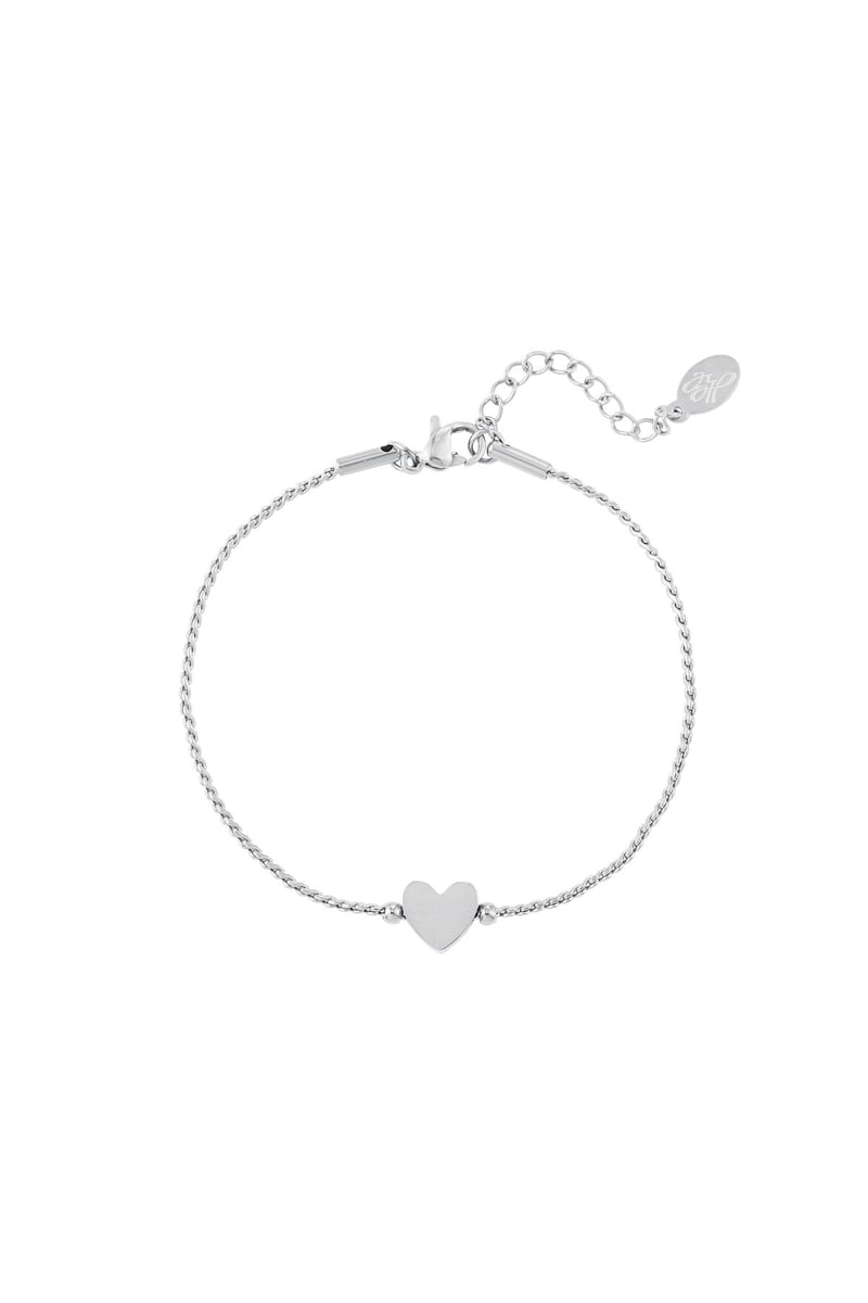 Armband mit Herz aus Edelstahl - afHandmade