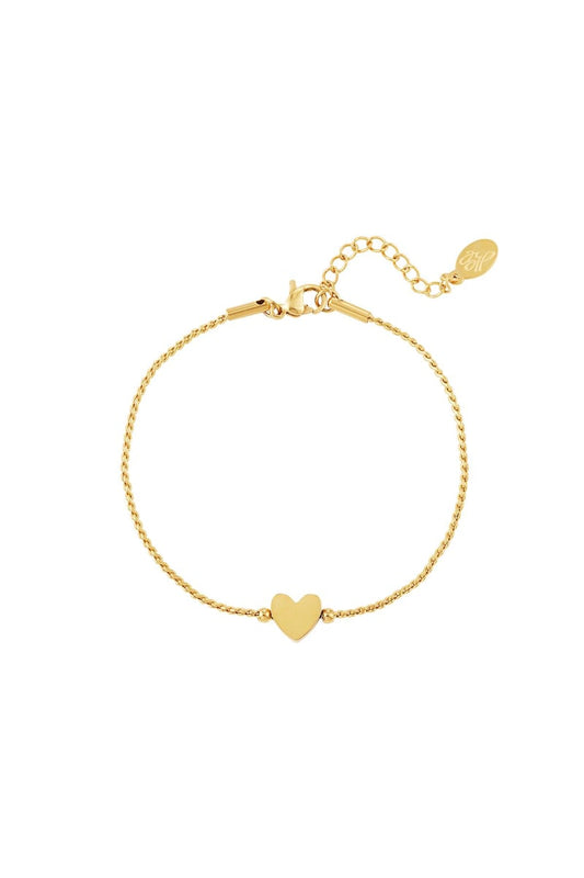 Armband mit Herz aus Edelstahl - afHandmade