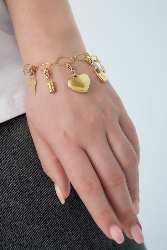 Bettelarmband - Mix and Match - inkl. 5 Charms - afHandmade