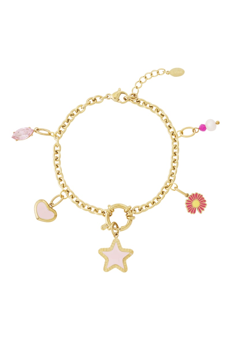 Charm - Armband mit 5 Anhängern – individuell & austauschbar - afHandmade