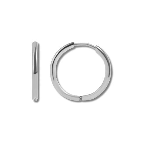 Creolen silber, Edelstahl Creolen, verschiedene Größen - afHandmade