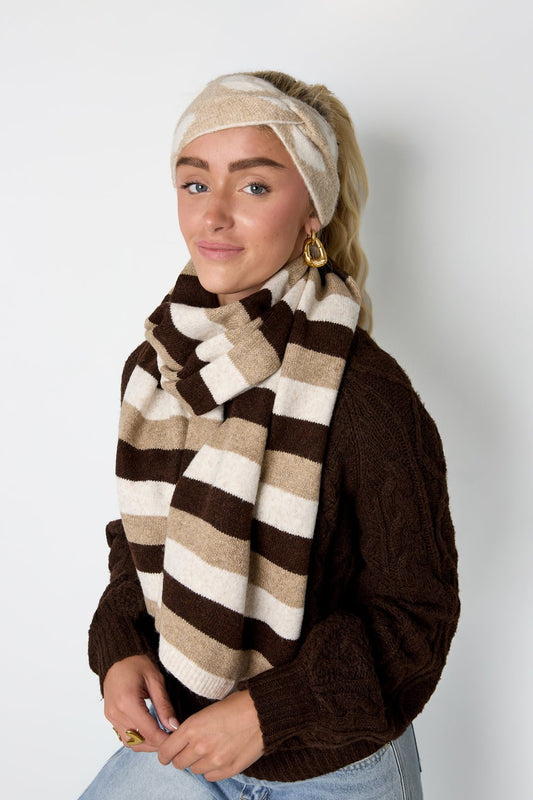 Damen-Stirnband mit Herz – Kuscheliges Winter-Stirnband - afHandmade