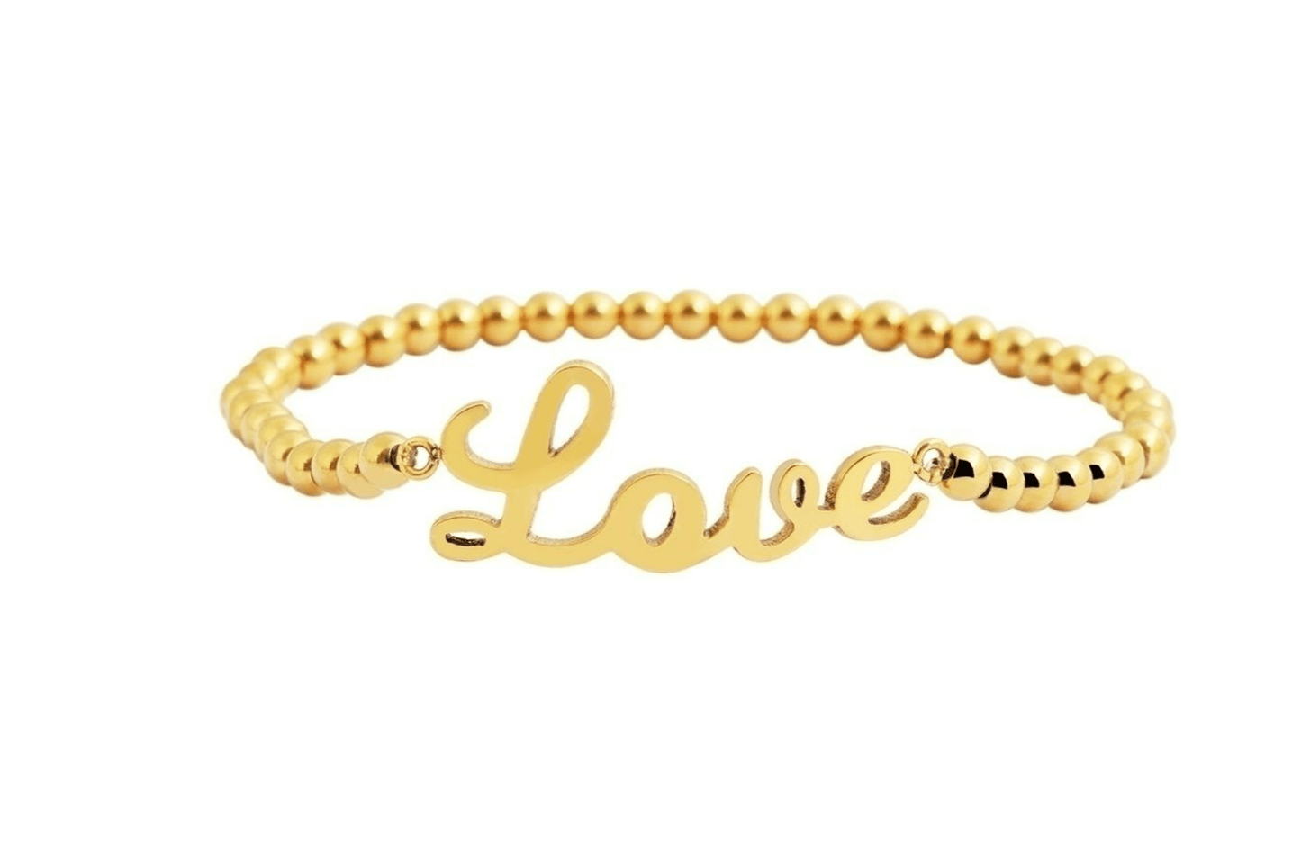 Edelstahlarmband für Damen "Love" - afHandmade