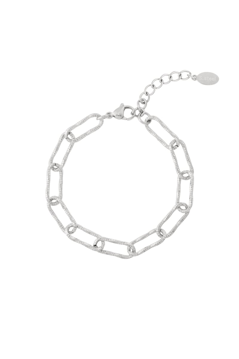 Edelstahlarmband in unregelmäßiger Form – Modern & Elegant - Damenschmuck - afHandmade