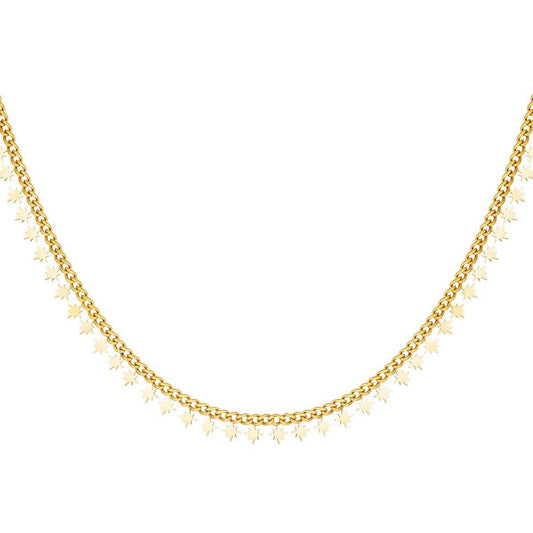 Edelstahlkette funkelnde Sterne - afHandmade