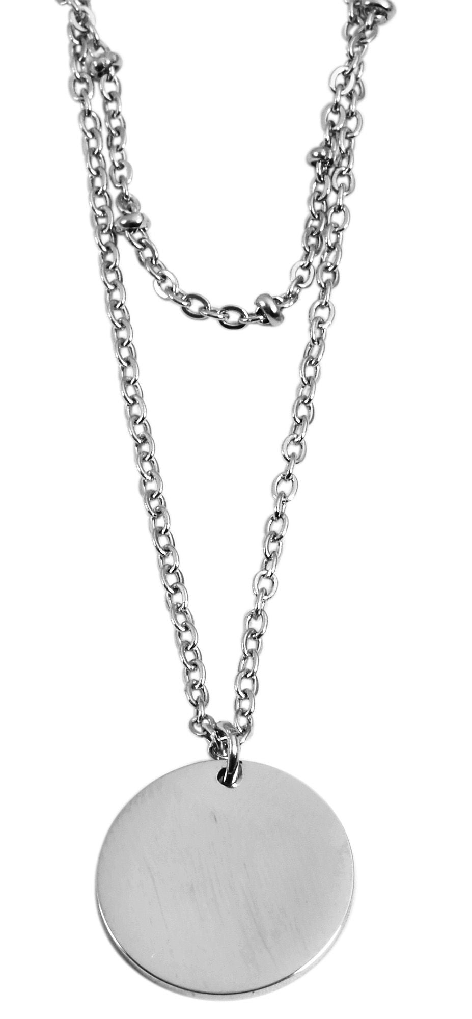 Edelstahlkette ohne Gravur - afHandmade