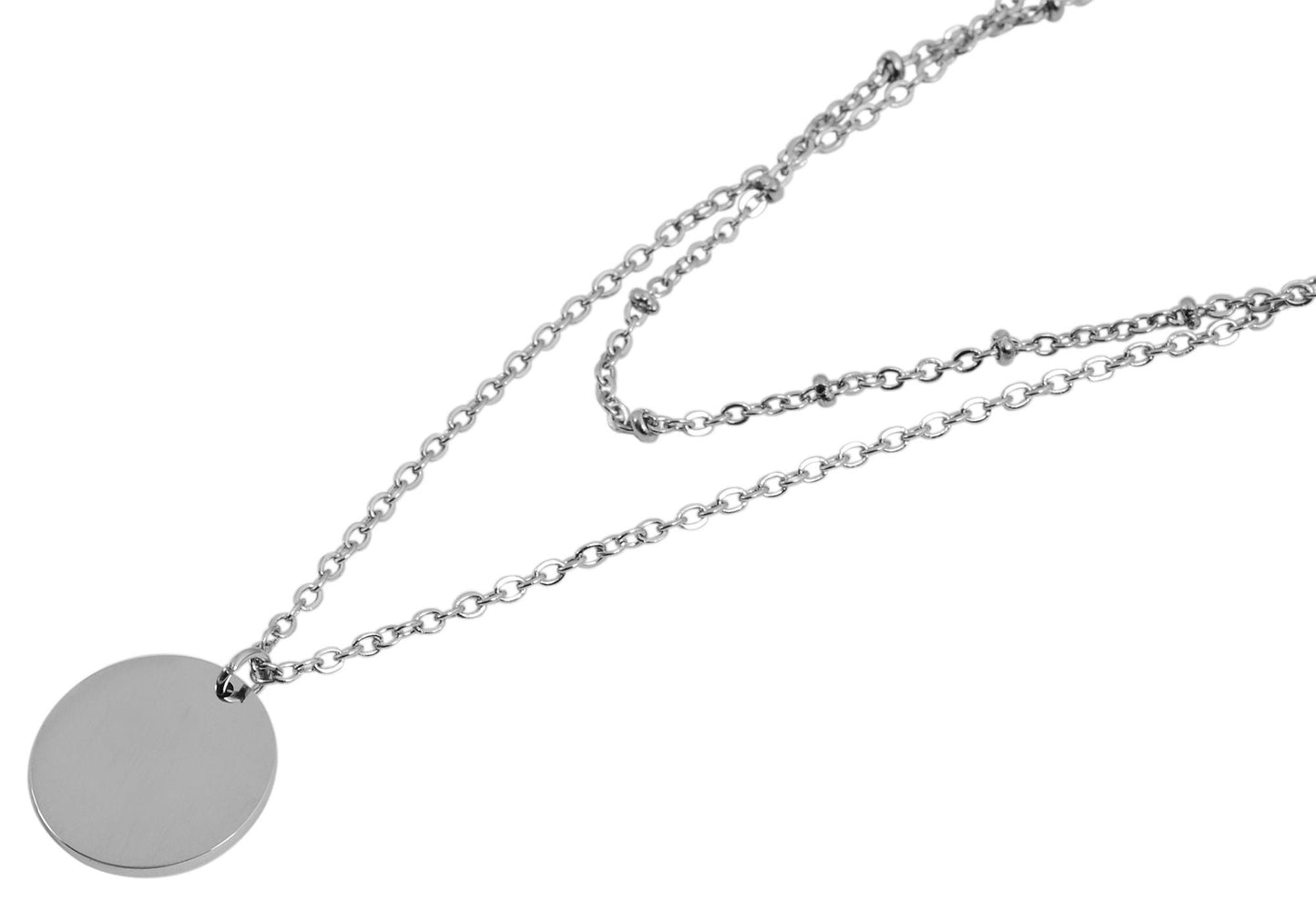 Edelstahlkette ohne Gravur - afHandmade