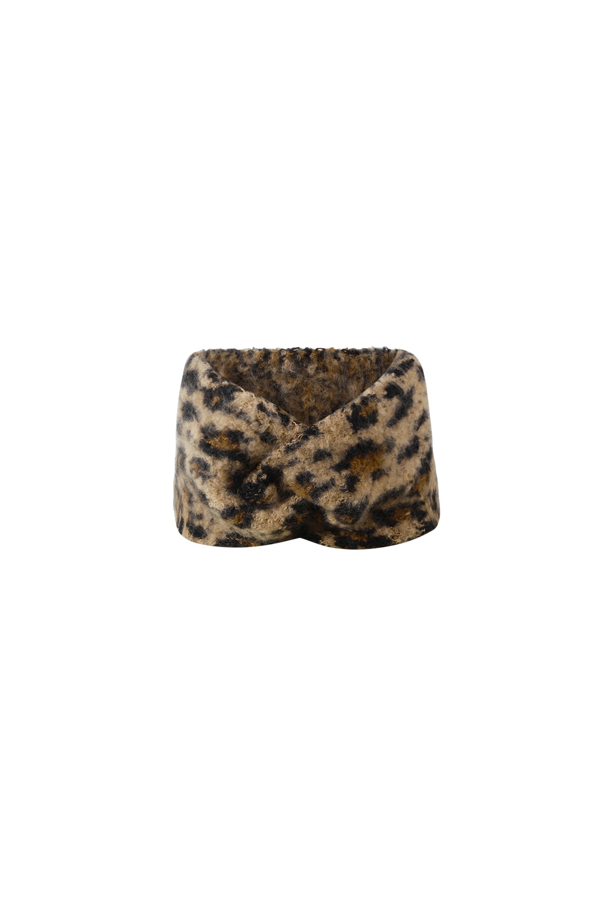 Elastisches Stirnband im Leopardenmuster – 12 × 20 cm - afHandmade