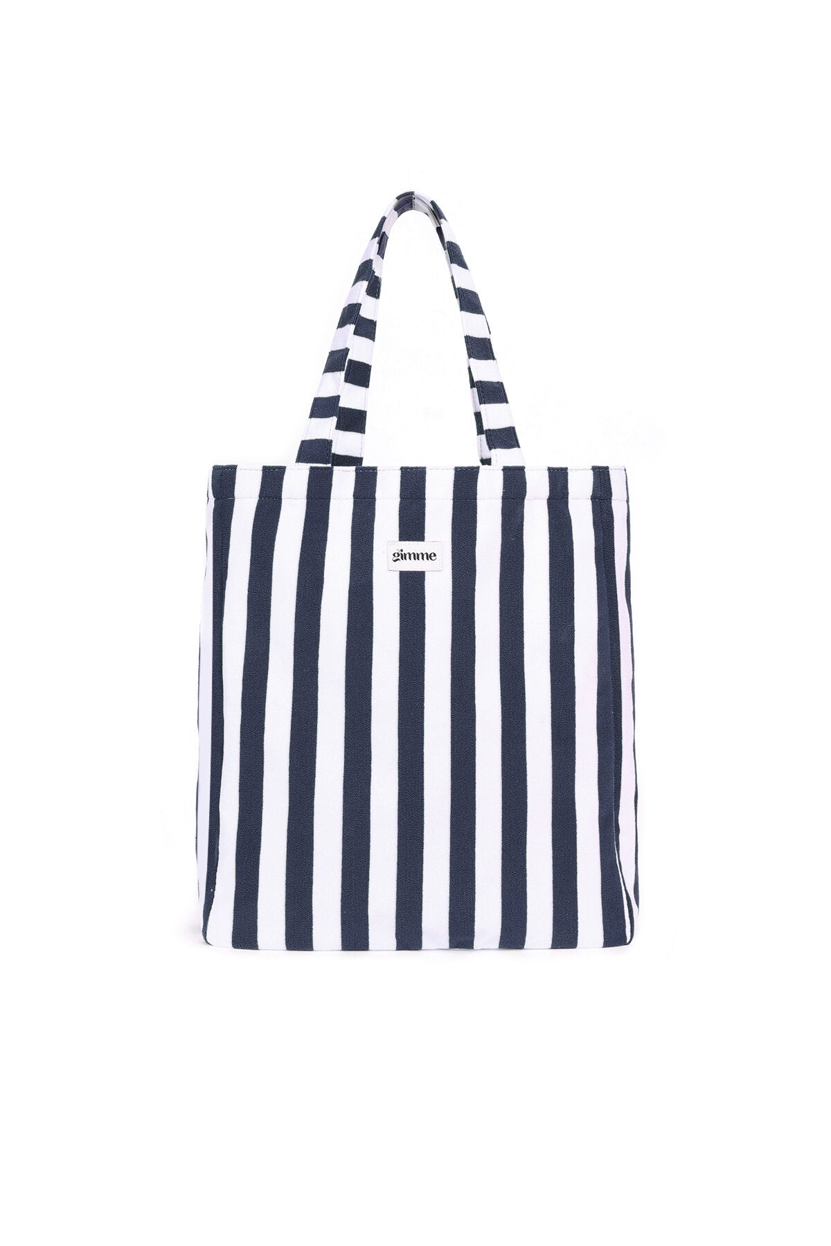 Bunte gestreifte Einkaufstasche – Große Alltagstasche 42 x 10 x 35 cm