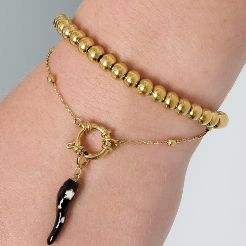 Filigranes Basic - Armband mit Kügelchen – kombinierbar mit Charms - afHandmade