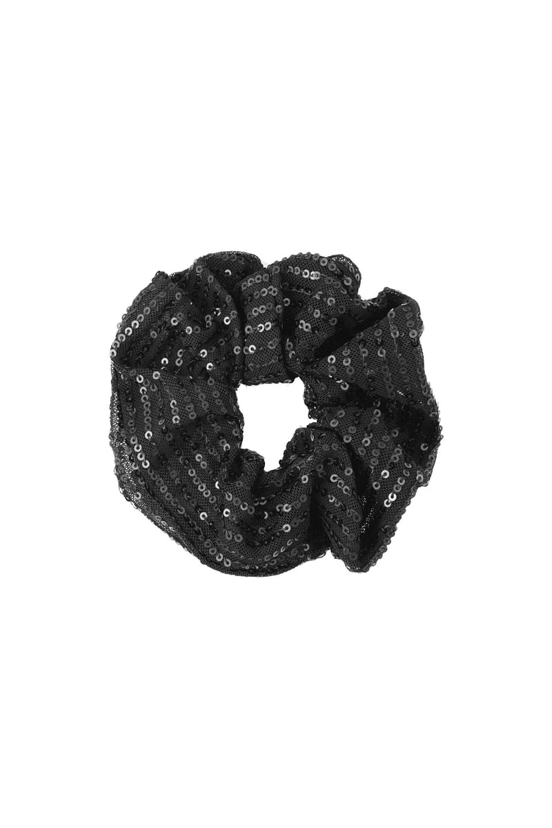 Glitzer - Haargummi - silberfarben - afHandmade