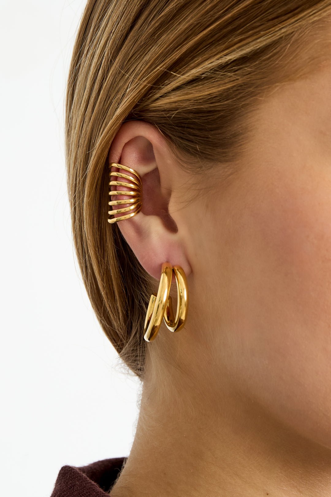 Lange Ohrmanschette - Ear Cuff - afHandmade