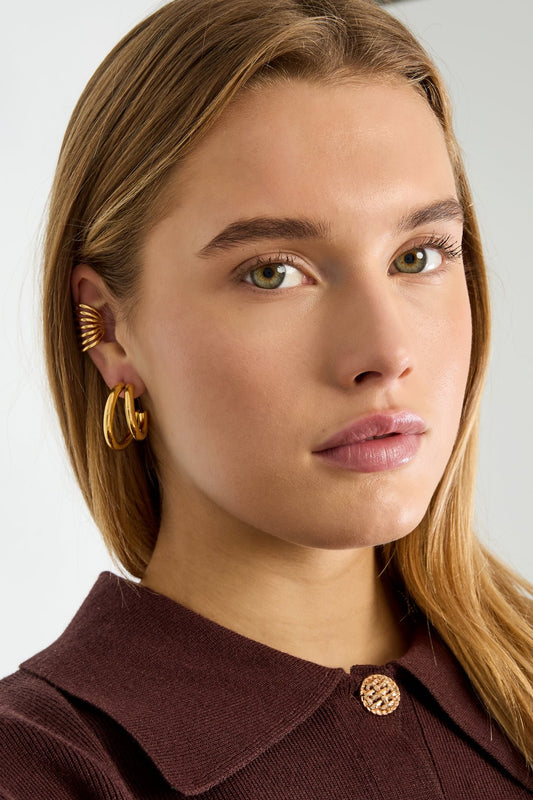 Lange Ohrmanschette - Ear Cuff - afHandmade