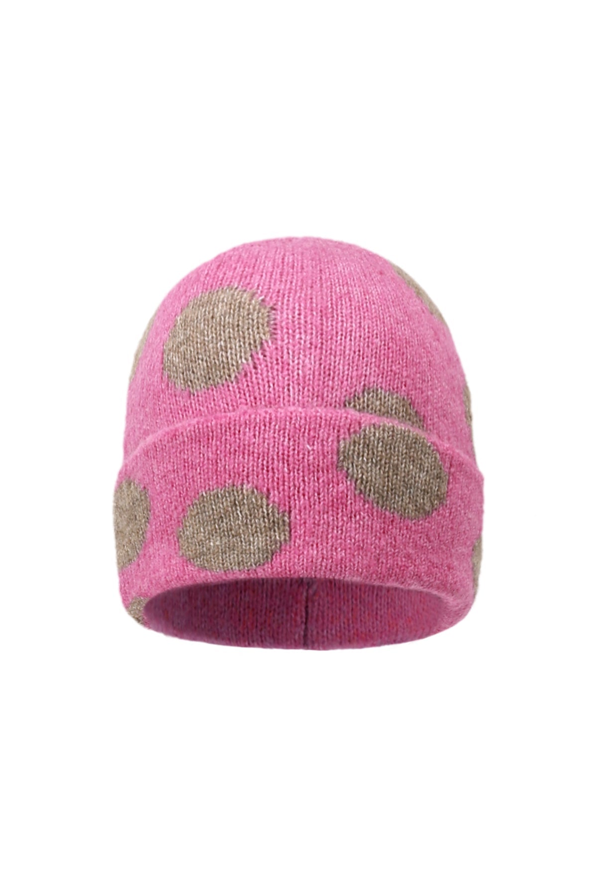 Pünktchen-Beanie „Cozy Dots“ – Kuschelige Wollmix-Mütze - afHandmade