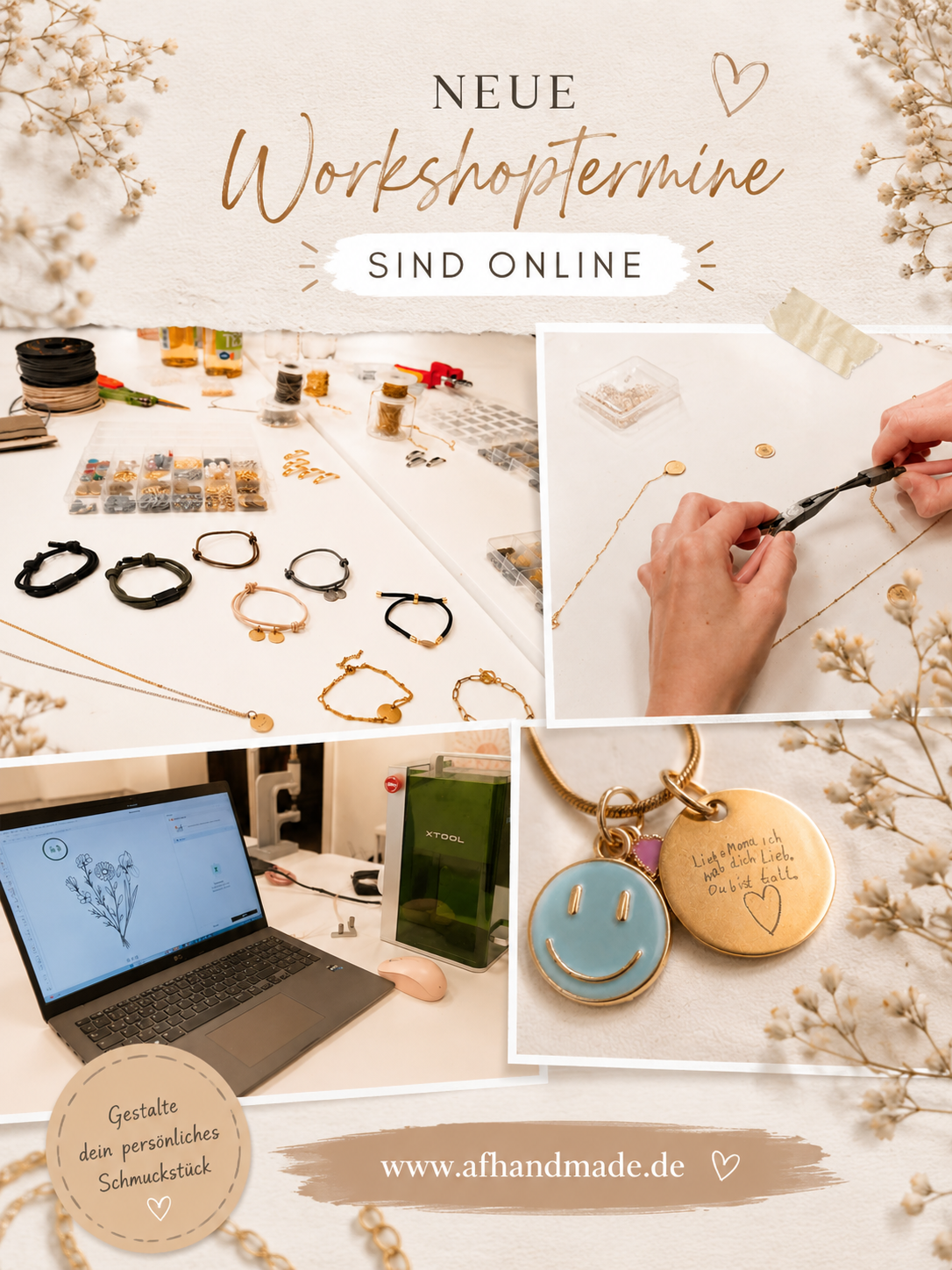 Workshop GRAVIEREN 15.09. - Cozymood Vreden 18:00 Uhr bis ca. 21:00 Uhr