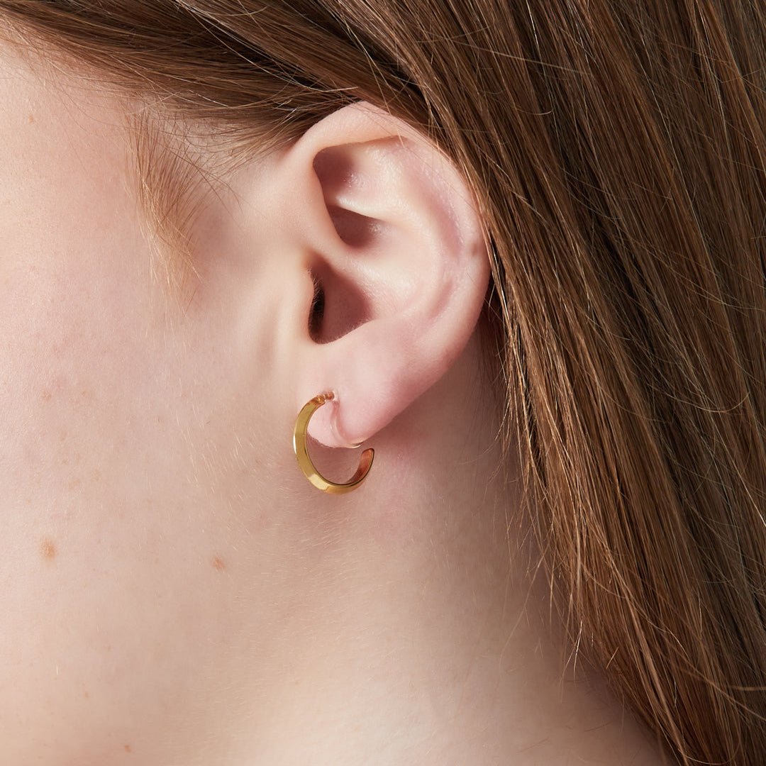 Schlichte Clip - Creolen - afHandmade