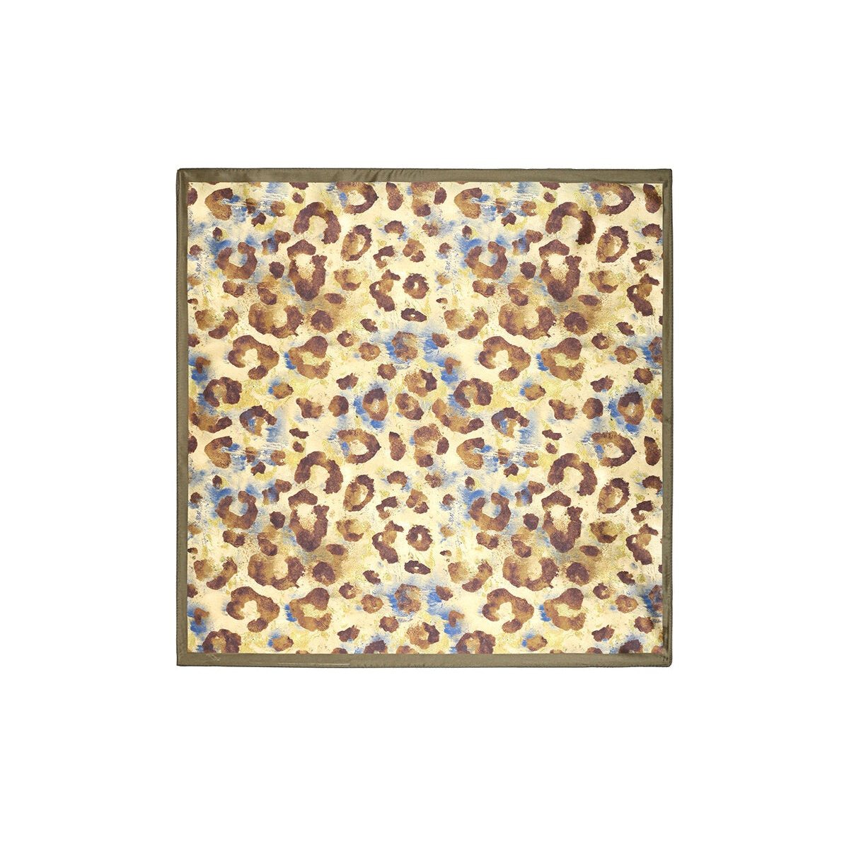 Sommerschal im Leolook – Klassisches Halstuch & Taschenaccessoire 70 x 70 cm - afHandmade