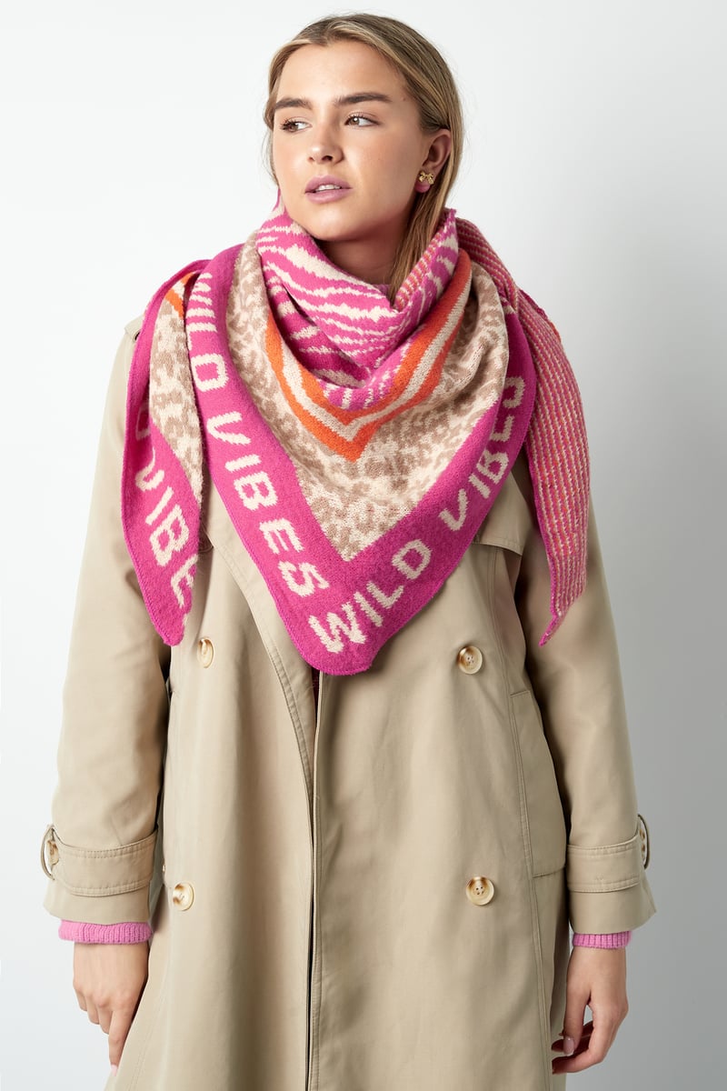 Wild Glow Schal - bunt - afHandmade