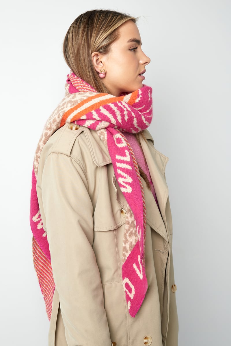Wild Glow Schal - bunt - afHandmade