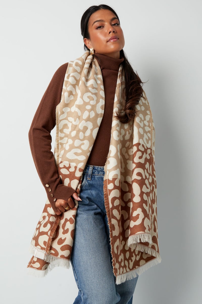 Winterschal Leopard Lover - grau oder bunt