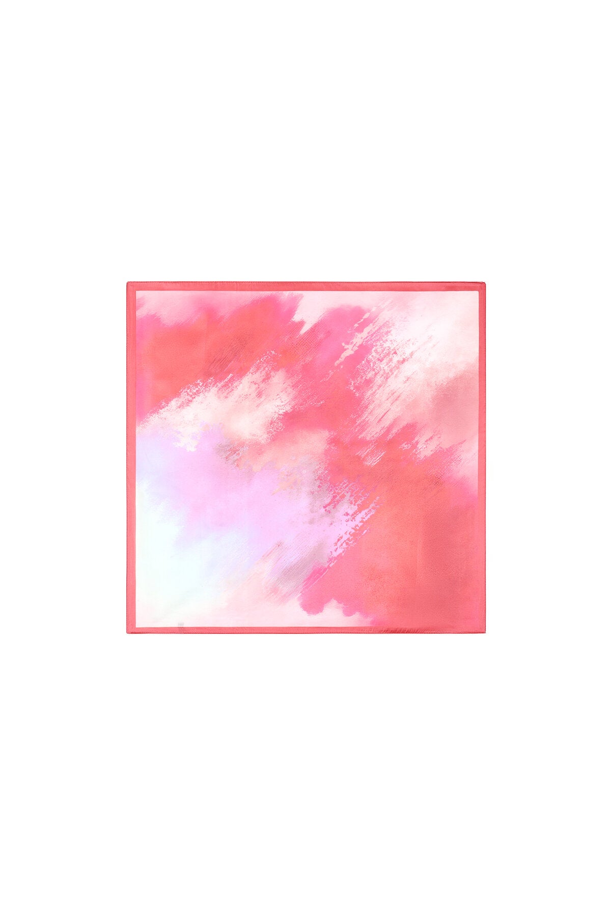 Sommerlicher Schal in Pink – Leichtes Halstuch & Taschenaccessoire aus Polyester 70 x 70 cm