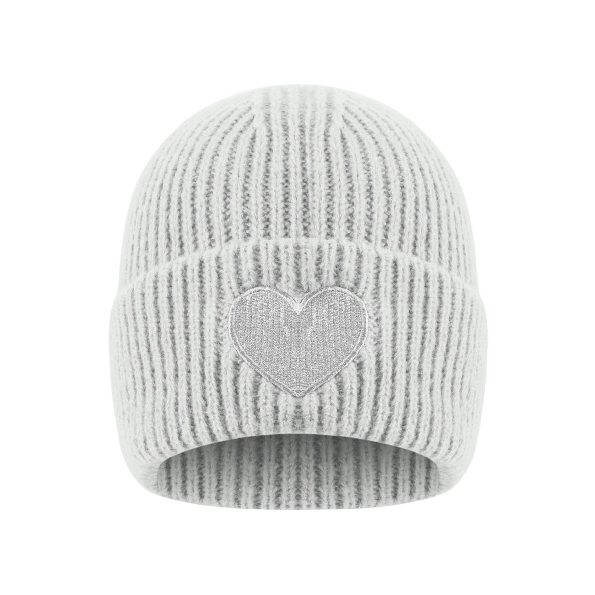Damenmütze mit Herz – Beanie Mütze in vielen Farben