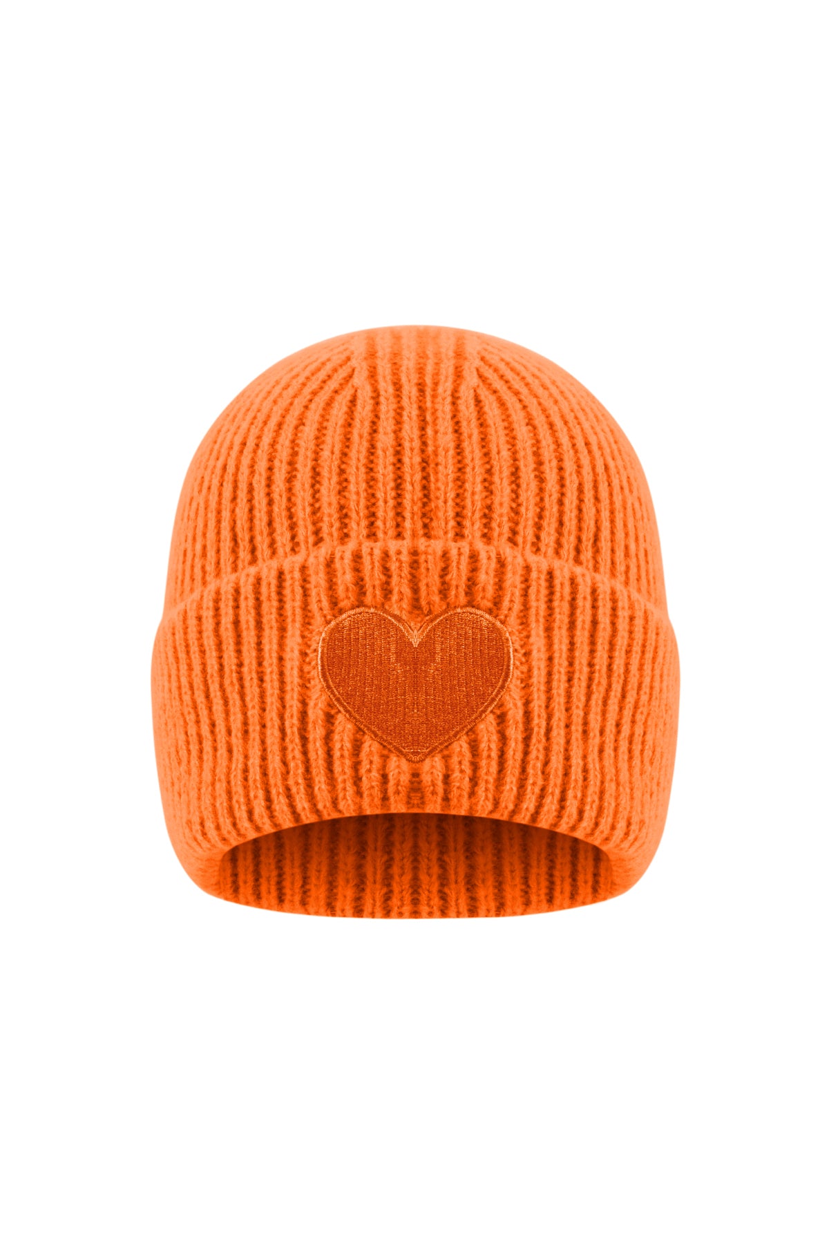 Damenmütze mit Herz – Beanie Mütze in vielen Farben
