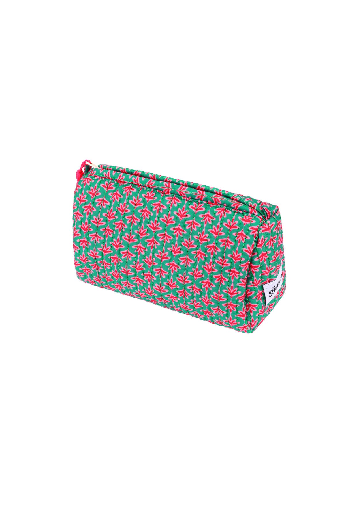Mittelgroße Kosmetiktasche mit Blumenmuster – Beauty Bag 