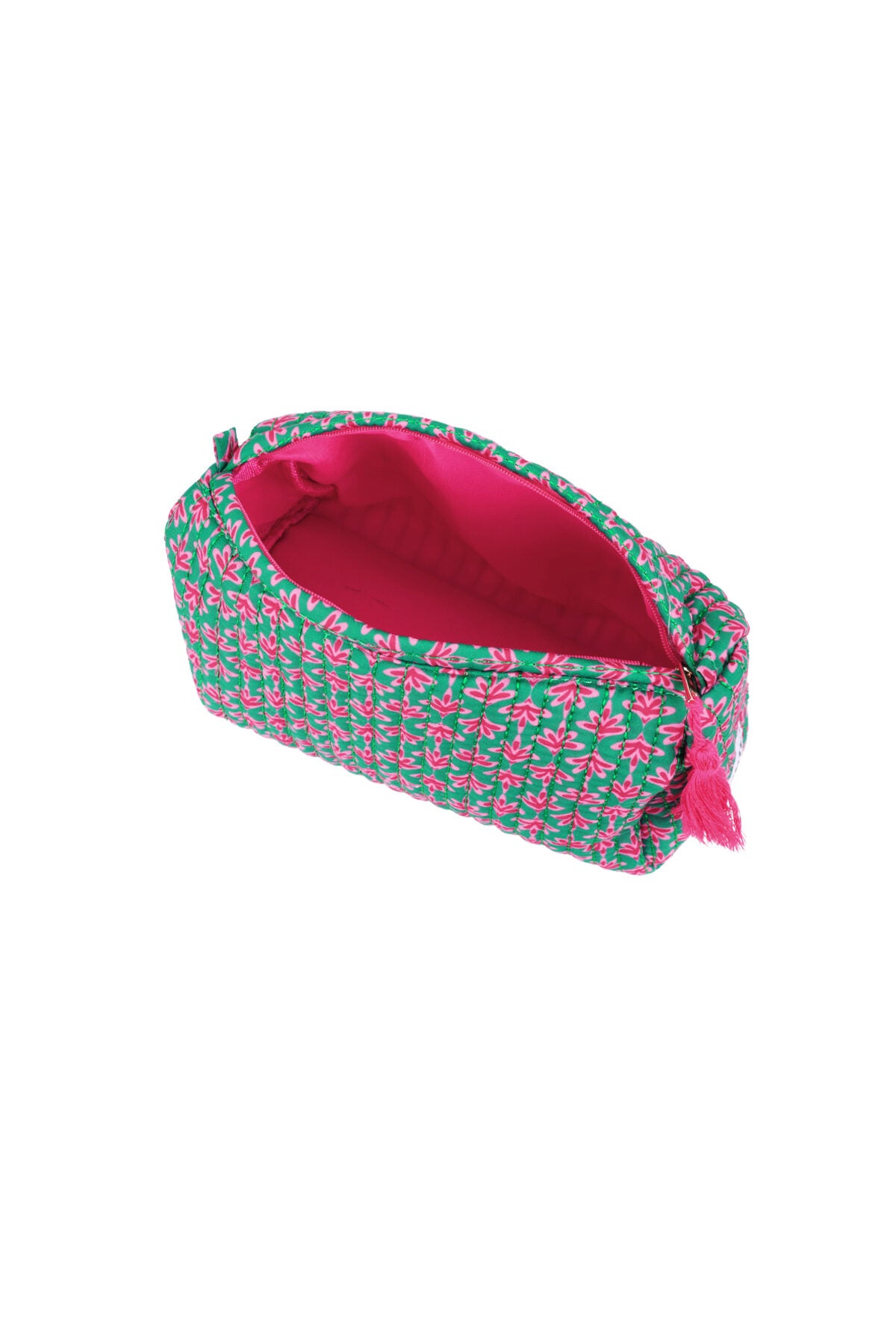 Mittelgroße Kosmetiktasche mit Blumenmuster – Beauty Bag 