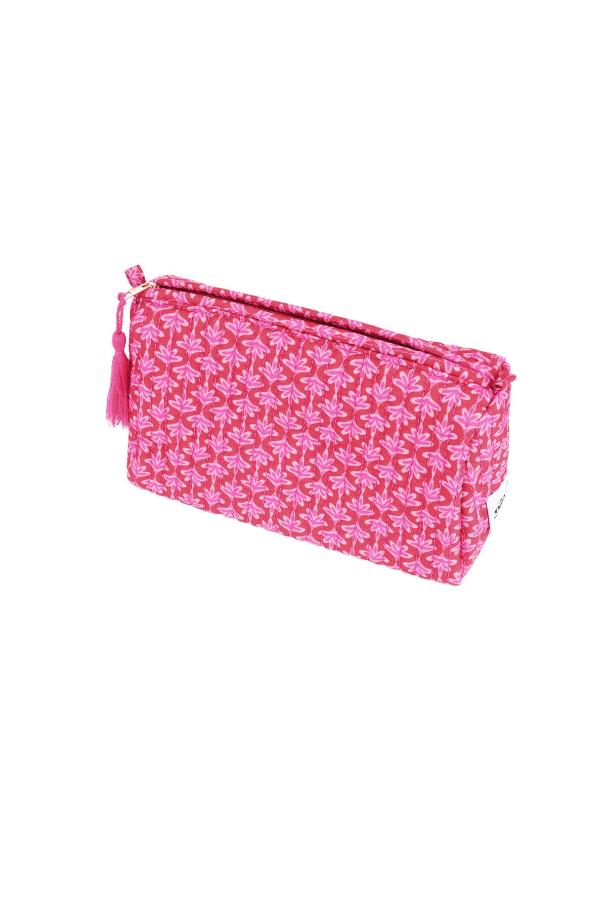 Mittelgroße Kosmetiktasche mit Blumenmuster – Beauty Bag 
