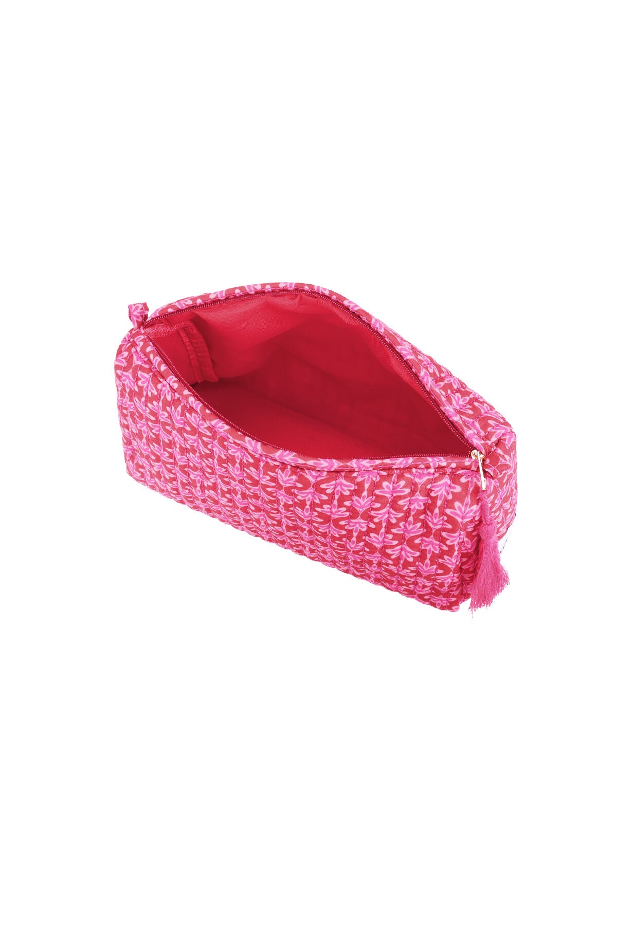 Mittelgroße Kosmetiktasche mit Blumenmuster – Beauty Bag 
