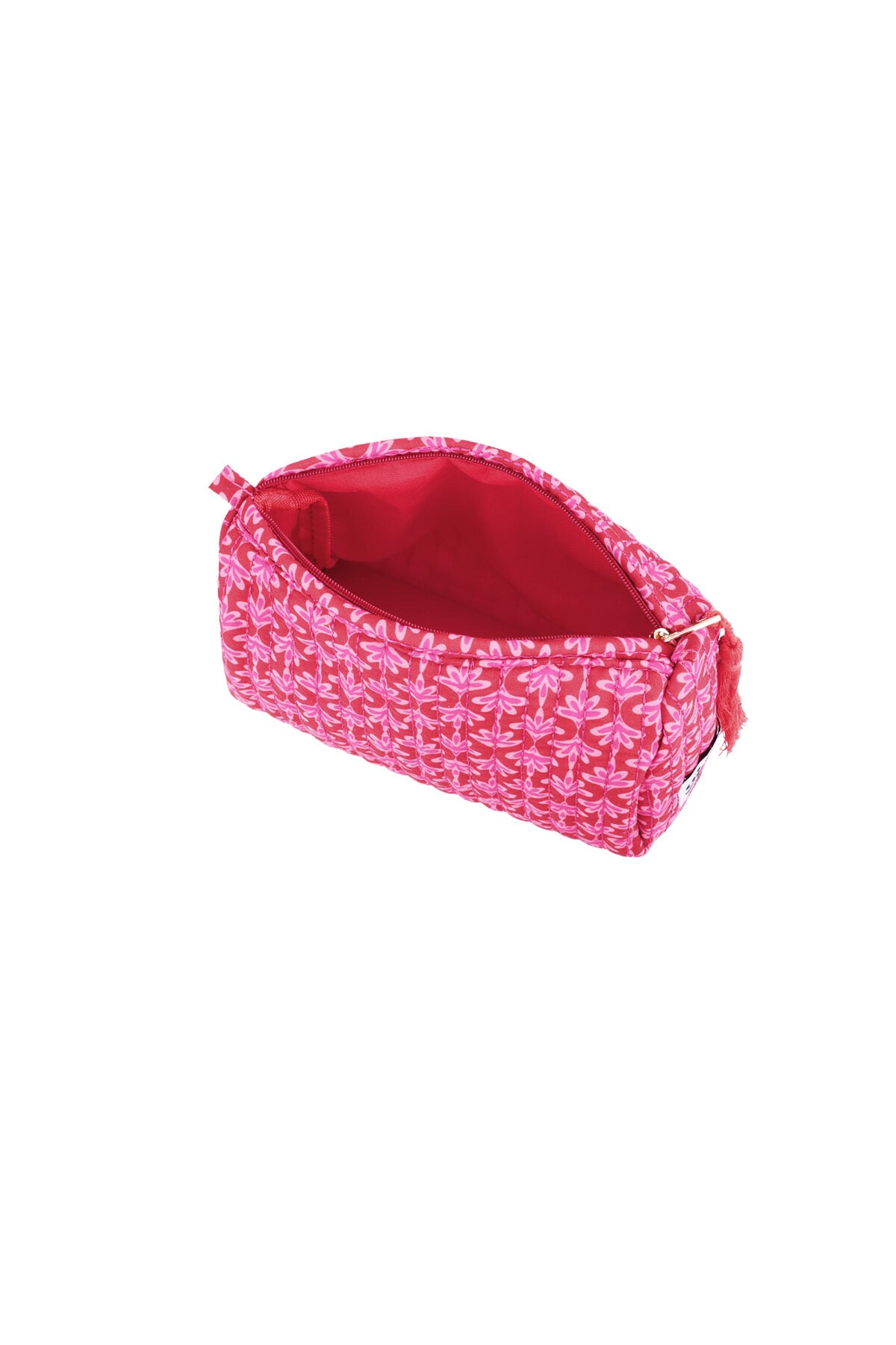 Kleine Kosmetiktasche mit Blumenmuster – Kompakte Beauty Bag 18 x 8 x 11 cm