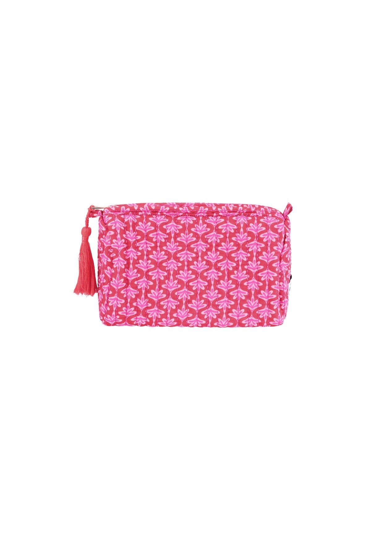 Kleine Kosmetiktasche mit Blumenmuster – Kompakte Beauty Bag 18 x 8 x 11 cm