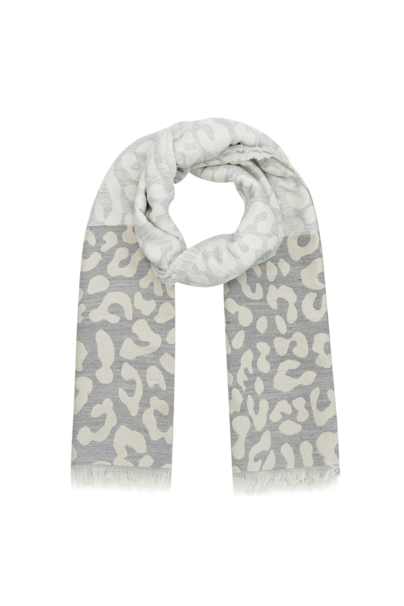 Winterschal Leopard Lover - grau oder bunt