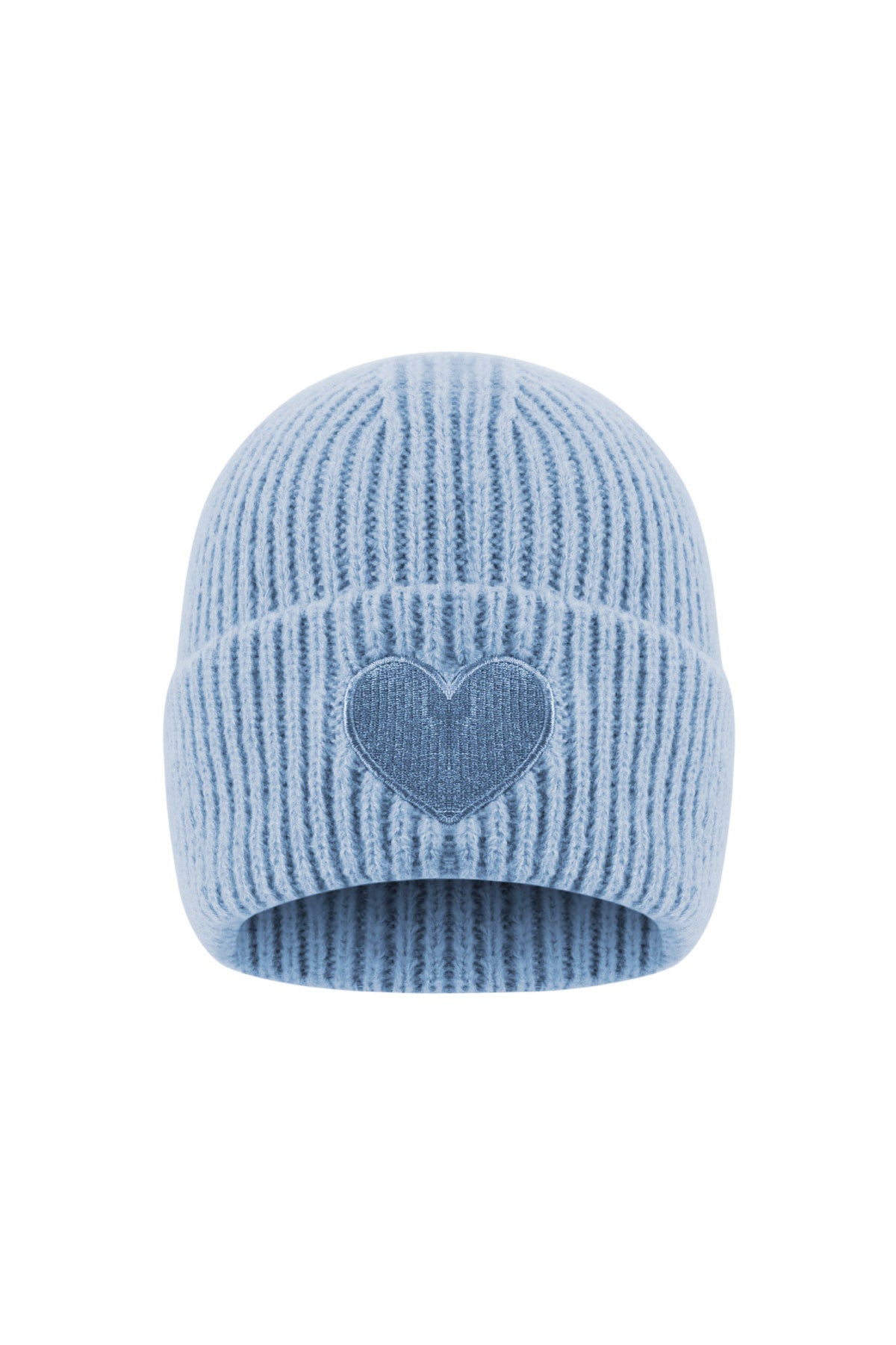 Damenmütze mit Herz – Beanie Mütze in vielen Farben