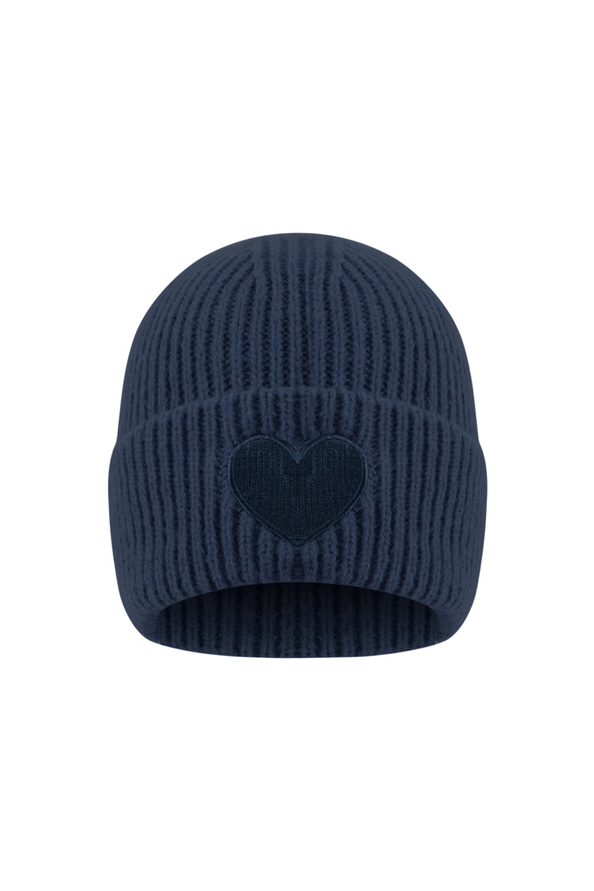 Damenmütze mit Herz – Beanie Mütze in vielen Farben