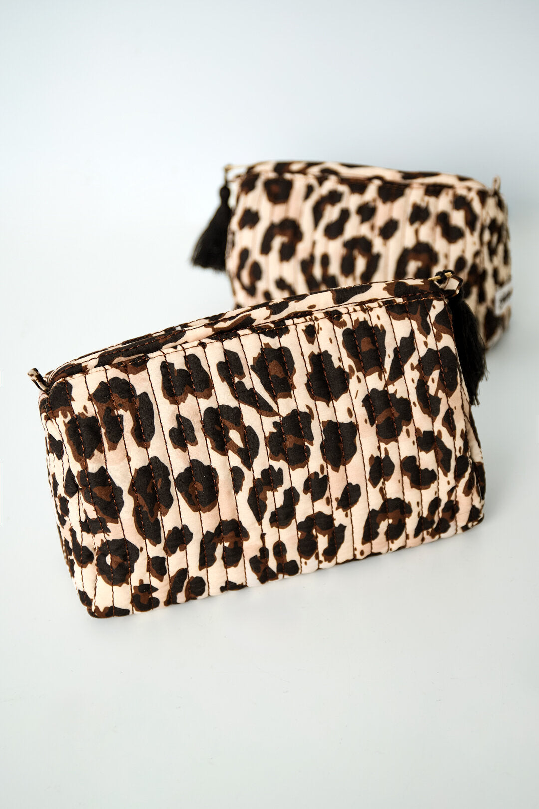 Gimme Make-up-Tasche mit Leopardenmuster – Kompakte Kosmetiktasche 19 x 12 x 8 cm
