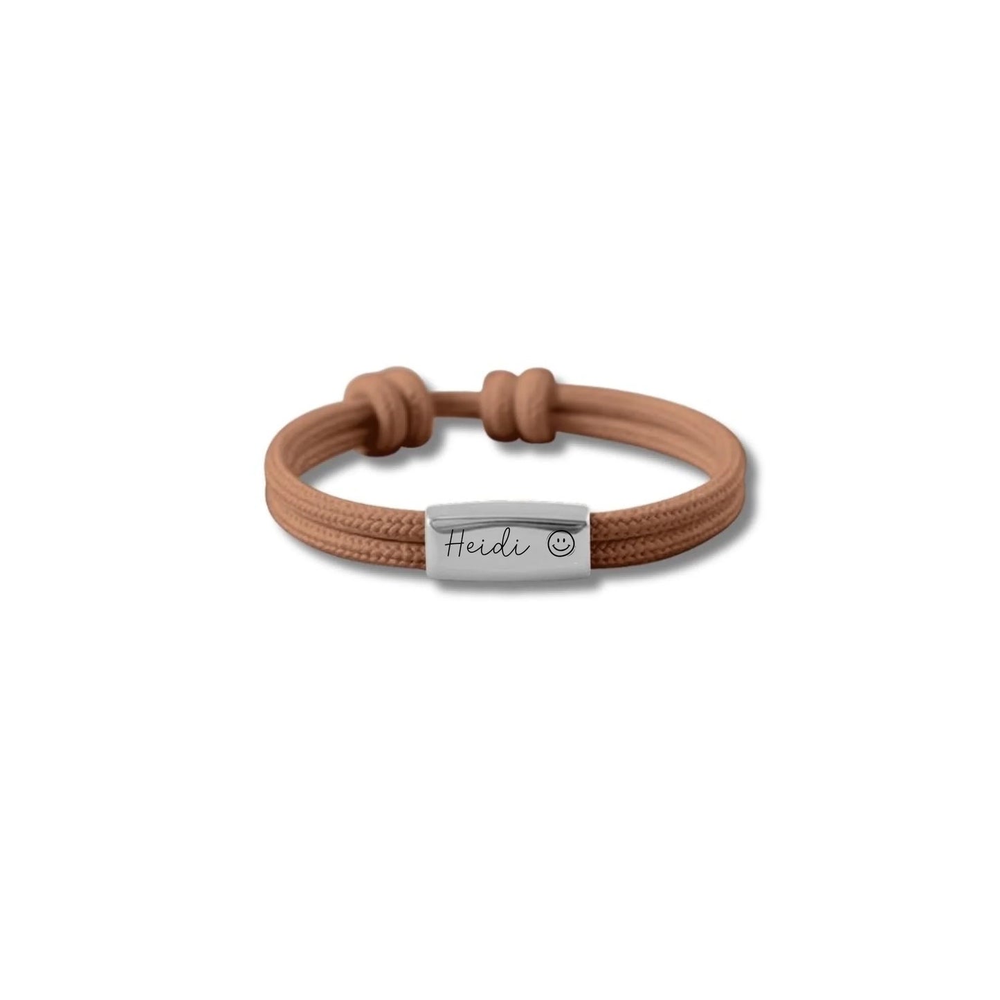 Gravurarmband aus Segeltau – personalisiert für dich