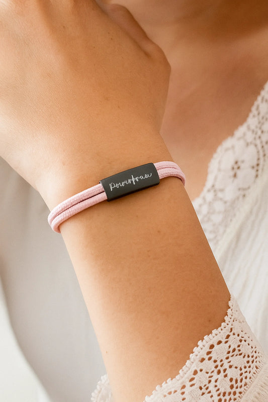 Individuelles Gravurarmband, Geschenkidee für sie und ihn