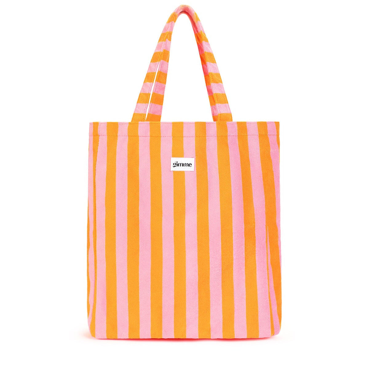 Bunte gestreifte Einkaufstasche – Große Alltagstasche 42 x 10 x 35 cm