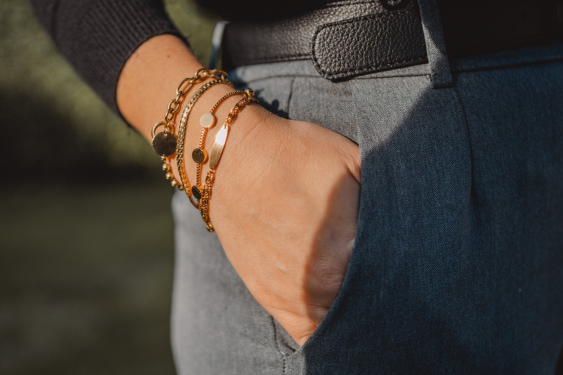 Armband mit Gravur, Edelstahlarmband Damen, personalisiertes Armband - afHandmade