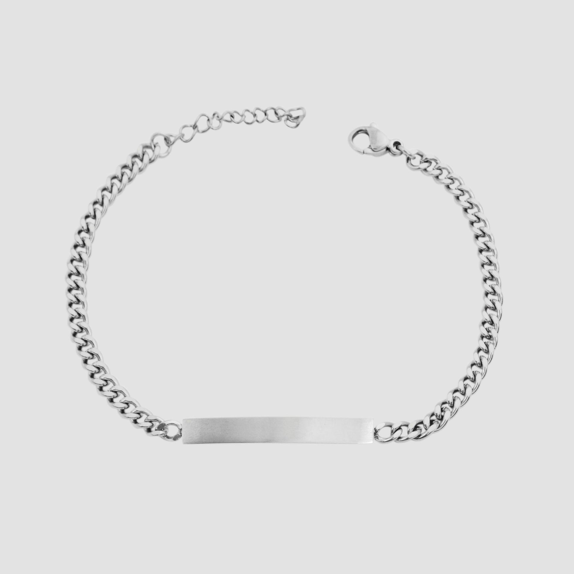 Armband mit Gravur, personalisiertes Armband, Edelstahlarmband für Damen und Herren - afHandmade