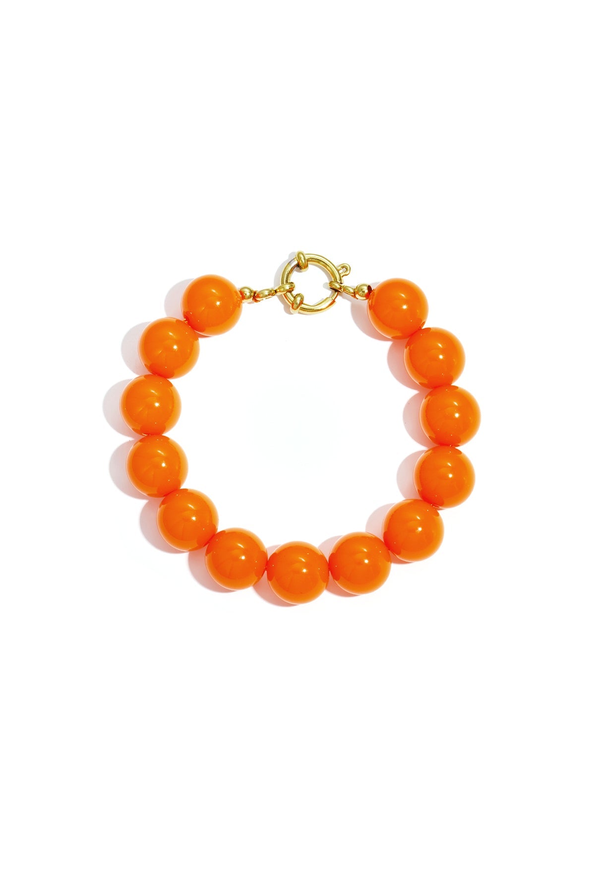 Armband mit großen Perlen und Vorderverschluss - afHandmade