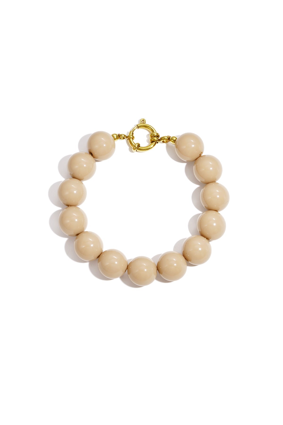 Armband mit großen Perlen und Vorderverschluss - afHandmade