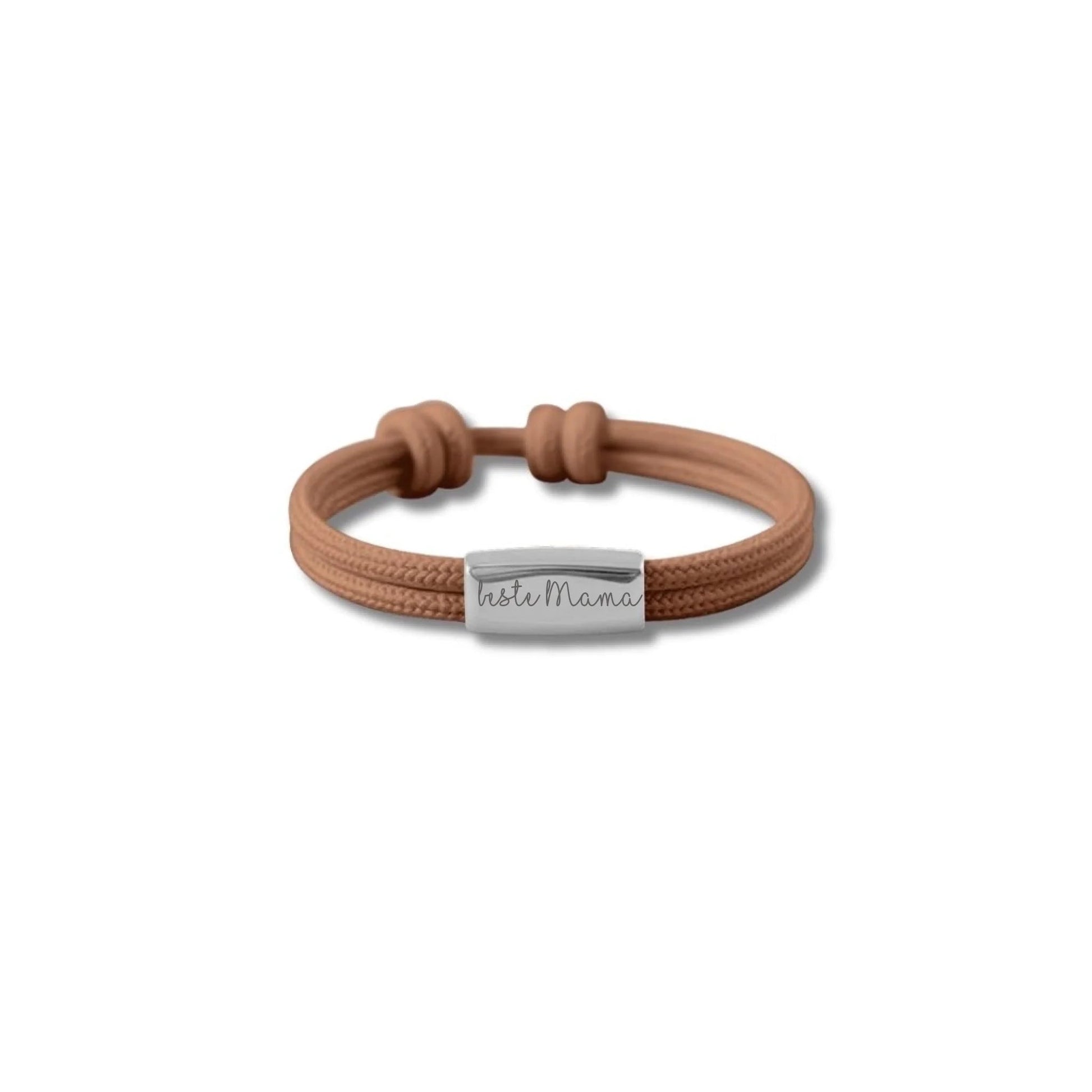 Armband personalisiert, Segeltau Armband - Armband silber - Geschenke für die Mama - afHandmade