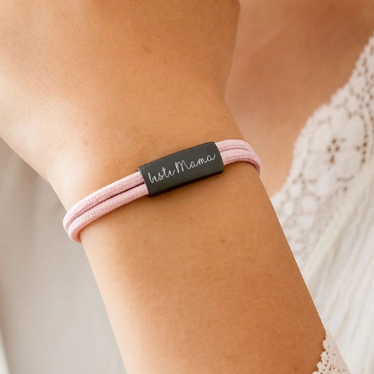 Armband Segeltau mit persönlicher Gravur - afHandmade