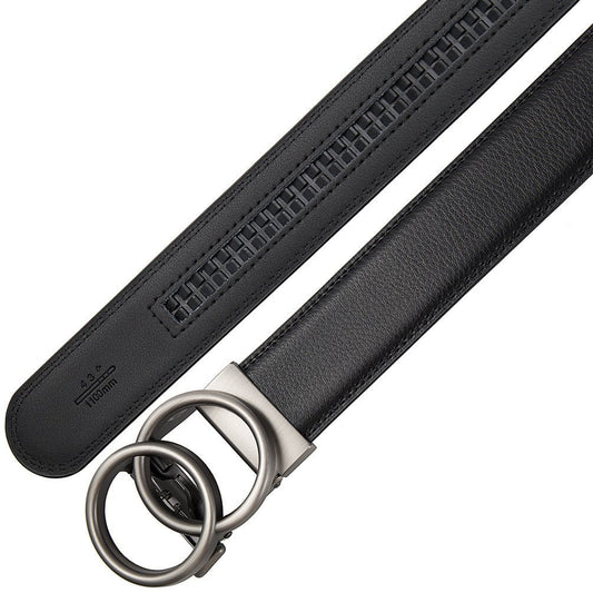 Automatikgürtel Damen schwarze Schnalle - Velna - Mix & Match - afHandmade