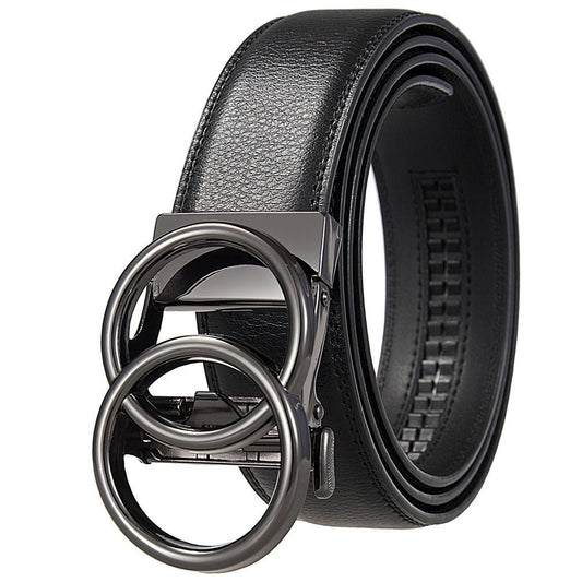 Automatikgürtel Damen schwarze Schnalle - Velna - Mix & Match - afHandmade