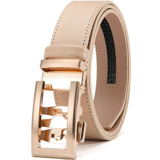 Automatikgürtel Damen und Herren rosegold Schnalle, KIKI - Mix & Match - afHandmade
